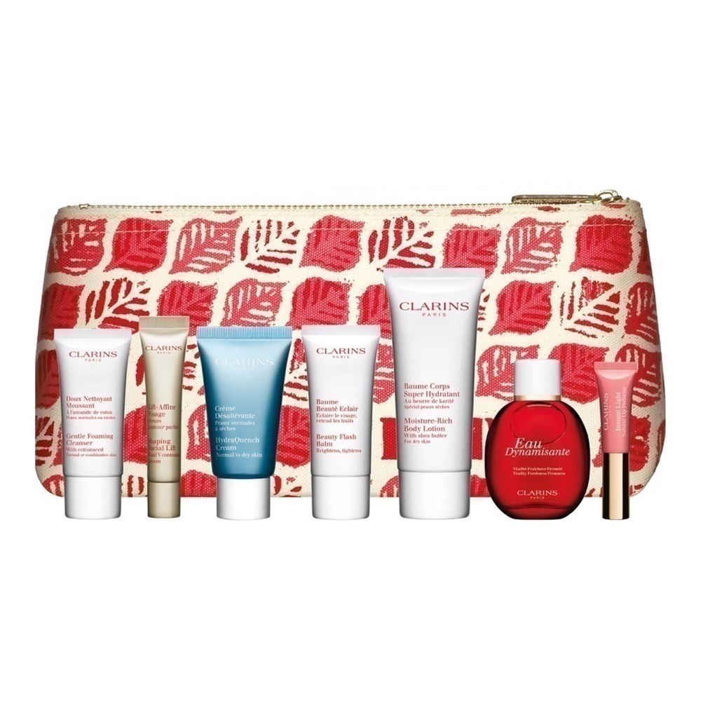 Feed 10 For Clarins Canvas Cosmetic Bag
